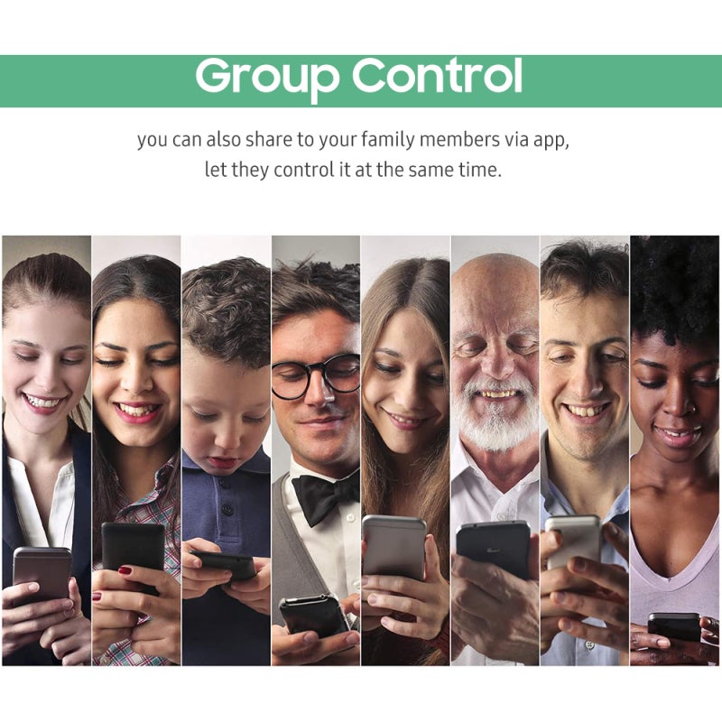 Module de commande de rideaux intelligent Zigbee, télécommande vocale, synchronisation, partage de groupe, compatible avec Echo et Google Home - 6