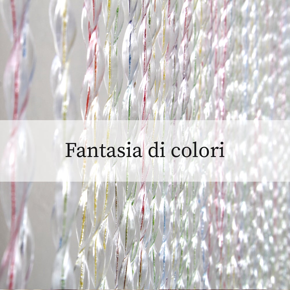 VERDELOOK Storm, Tenda con fili ad elica in PVC, 140x240 cm, colori multipli - 7