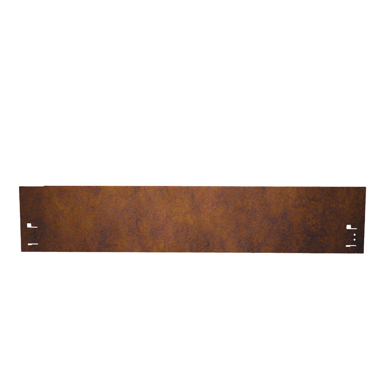 Jeu de 10 Bordure jardin Acier corten, 120 cm de long, 18,5 cm de hauteur, bordure de jardin - métal galvanisé à chaud - 2