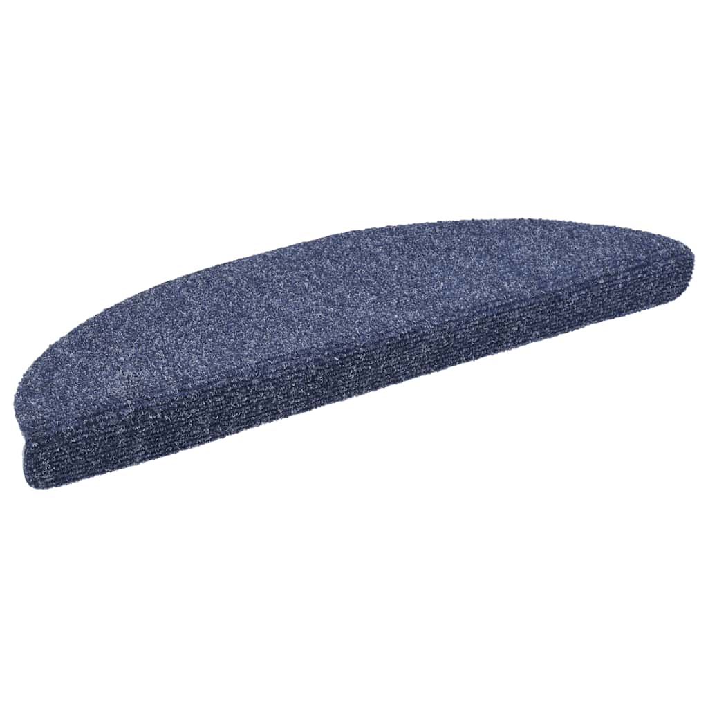 Tapis d'escalier auto-adhésifs 30 pcs bleu 56x17x3 cm - 2