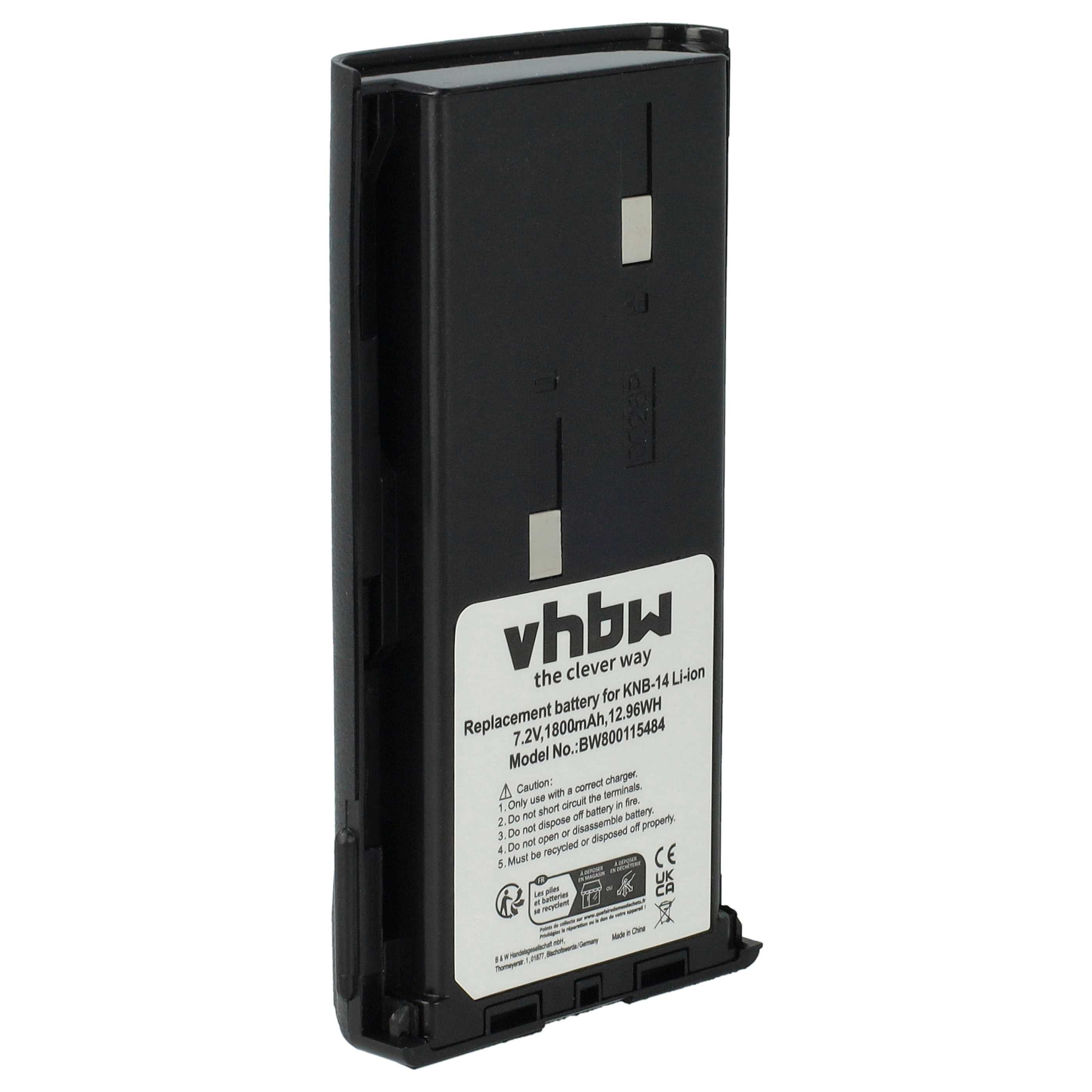 1800mAh/7.4V) PMNN4440AR Batterie Li-ION de Remplacement Compatible pour XiR E8600, XiR E8608, XiR E8608i, XiR E8628i, XiR E8668, DP3441, DP3441e, DP3661E Radios Batterie