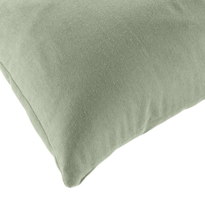 Coussin dehoussable 30 x 50 cm coton/polyester recycle grs twily Sauge - 2