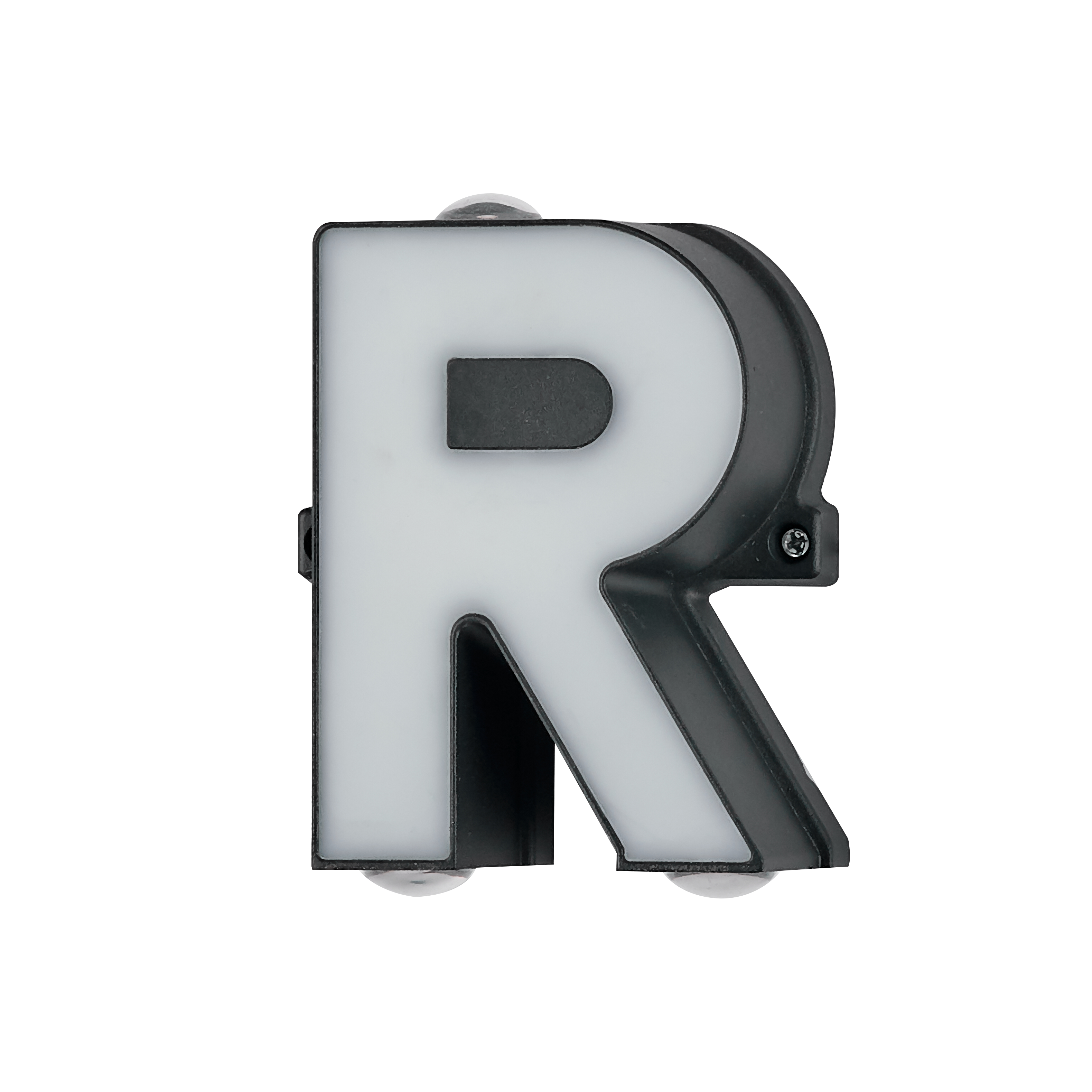 Litera R, Litera R, 220V Aluminiowa lampa ścienna z napisem 13 * 5,5 cm