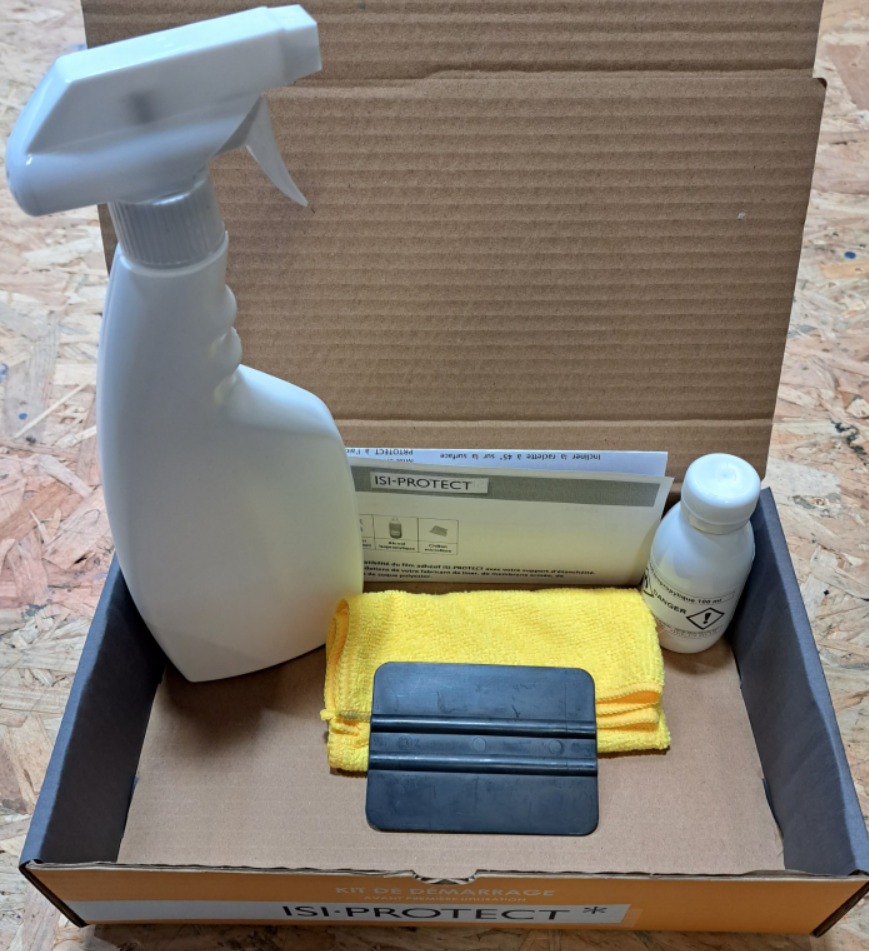 ISI'PROTECT | Kit de pose pour films de protection de ligne d'eau de piscine | Unité - POOLCO - 2