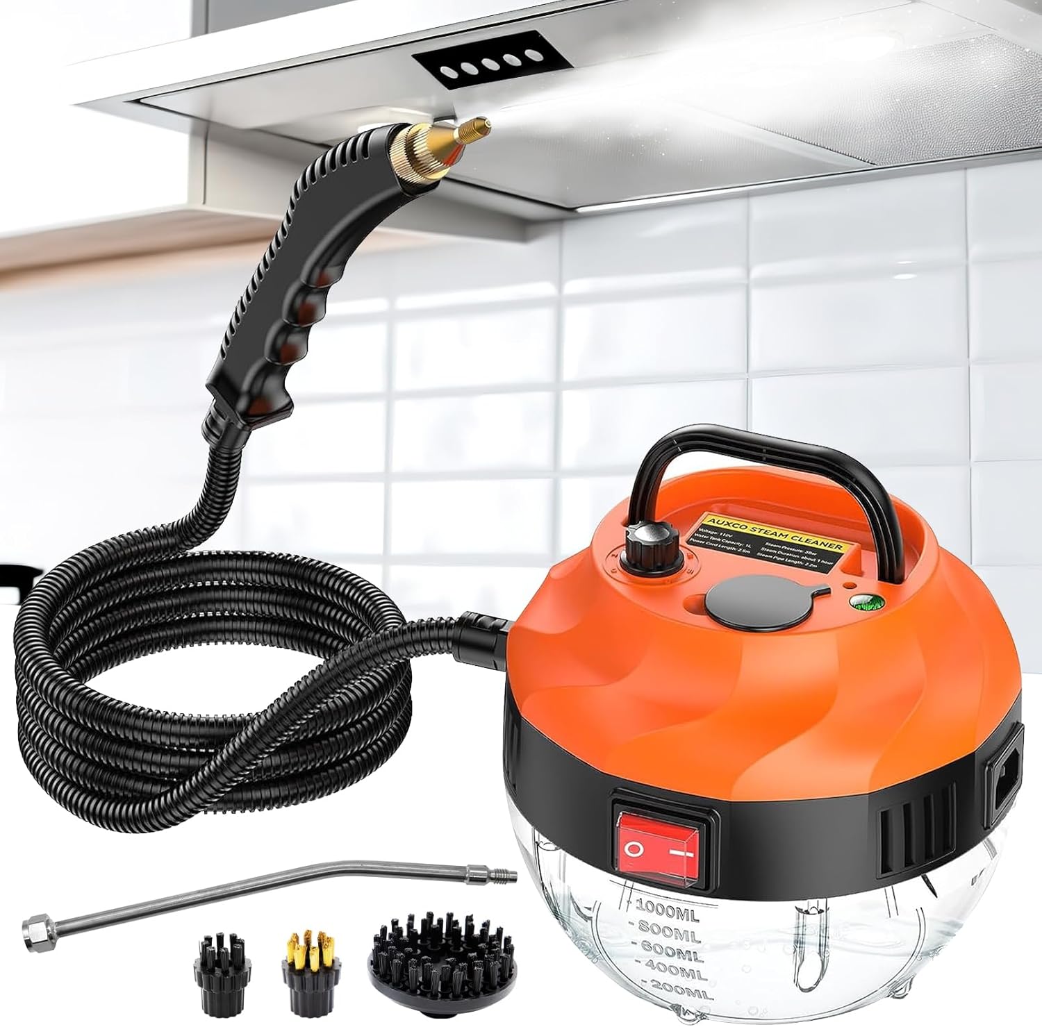 Nettoyeur Vapeur Portable 2500W - Haute Pression, Pour Cuisine, Salle De Bain - 6