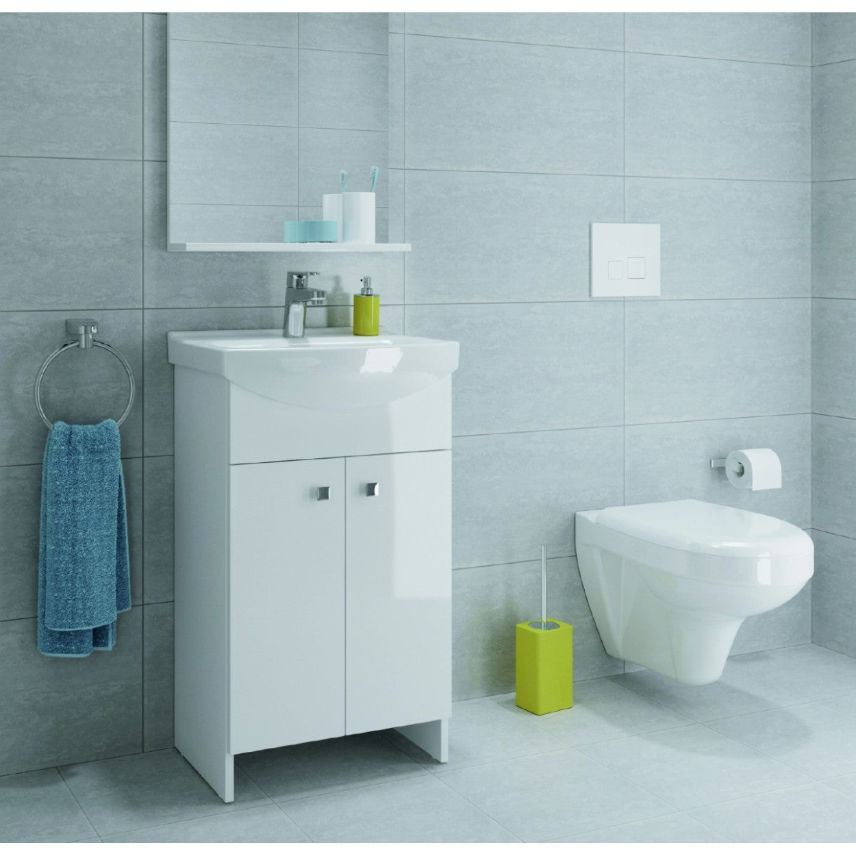 Meuble de salle de bain avec vasque SATI 60 cm - 3