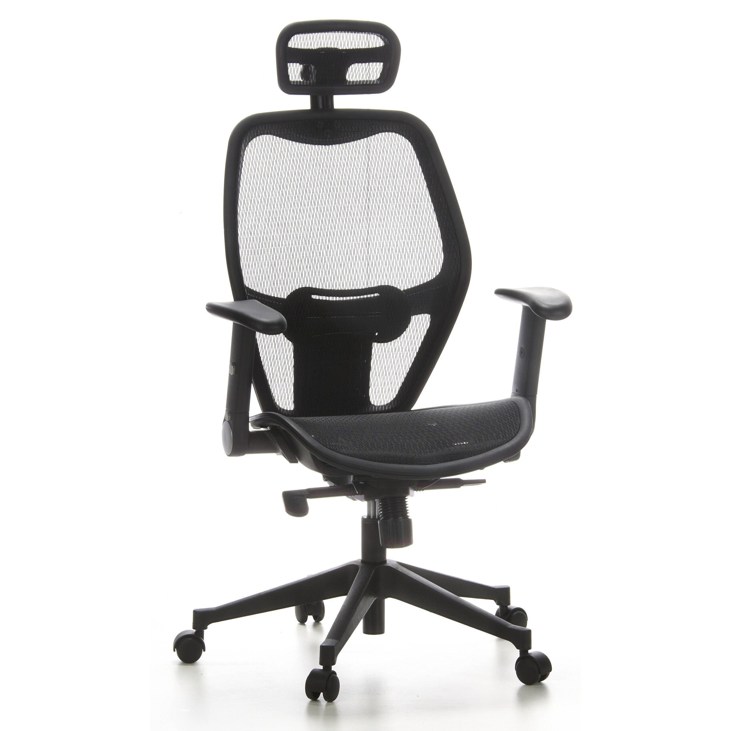 Krzesło biurowe / krzesło wykonawcze AIR-PORT mesh black hjh OFFICE