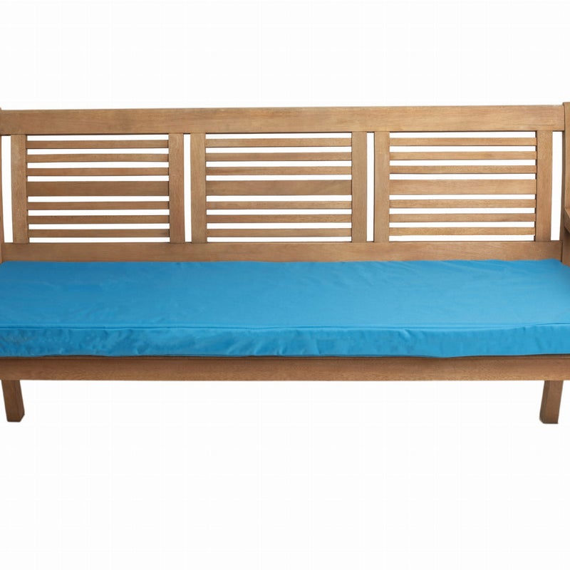 Poduszka ogrodowa na ławkę 170x50x7cm poduszka na meble ogrodowe niebieska, poduszka na balkon taras, poducha ogrodowa na ławkę