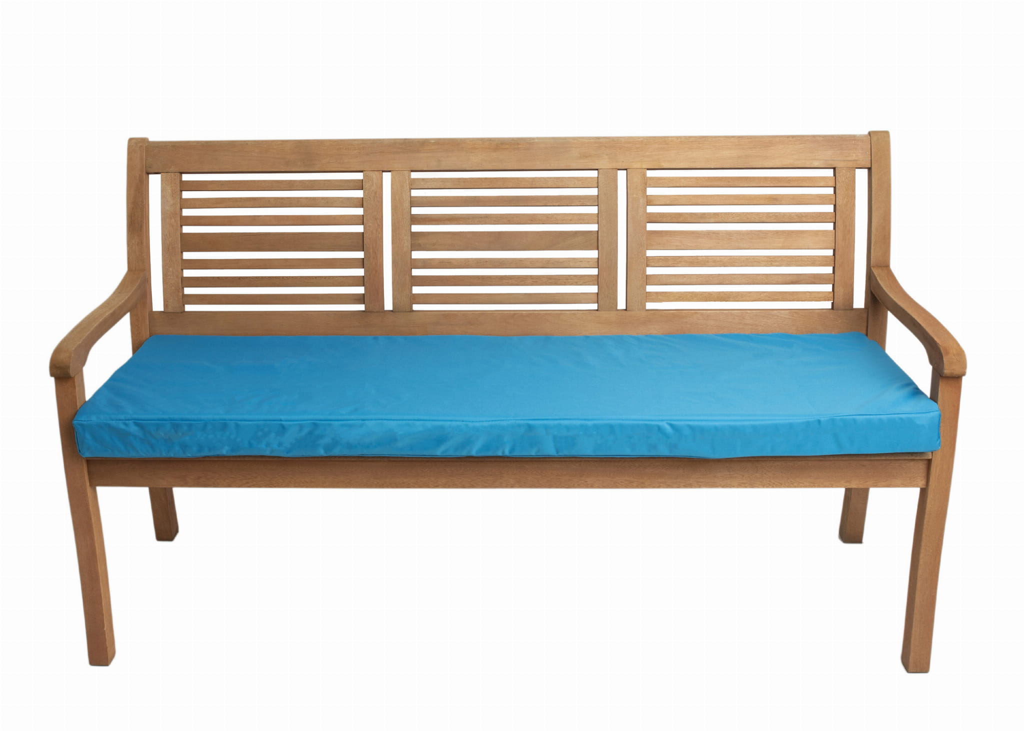 Poduszka ogrodowa na ławkę 180x50x7cm poduszka na meble ogrodowe niebieska, poduszka na balkon taras, poducha ogrodowa na ławkę