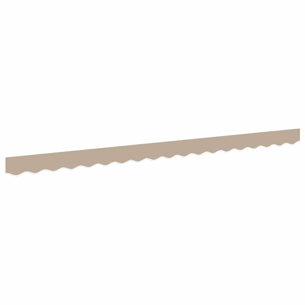 vidaXL Sostituzione della mantovana per tenda Beige 380 x 20 cm - 2