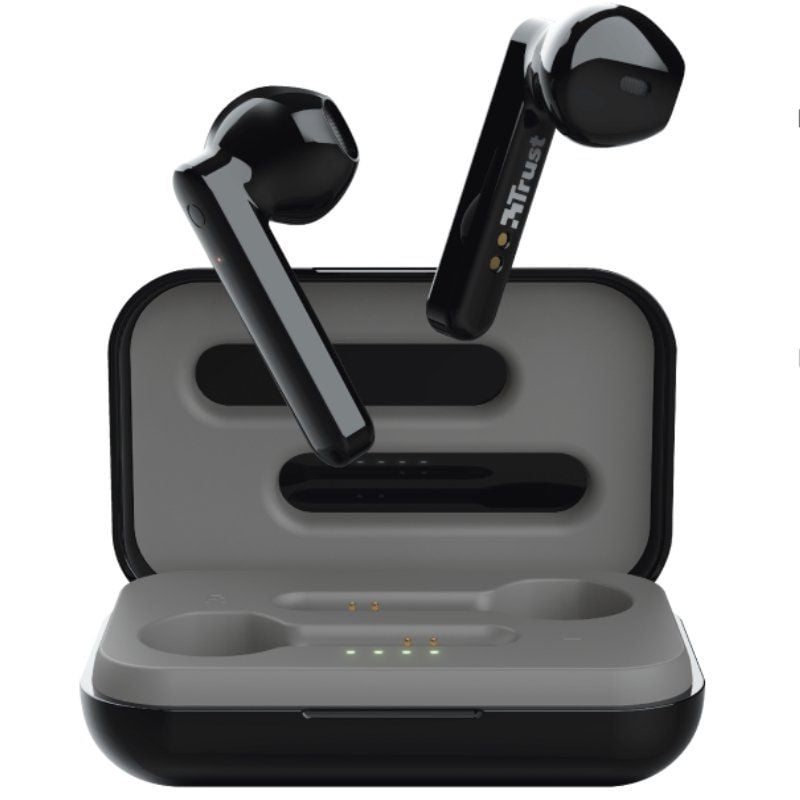 Auriculares intrauditivos primo con micrófono negro