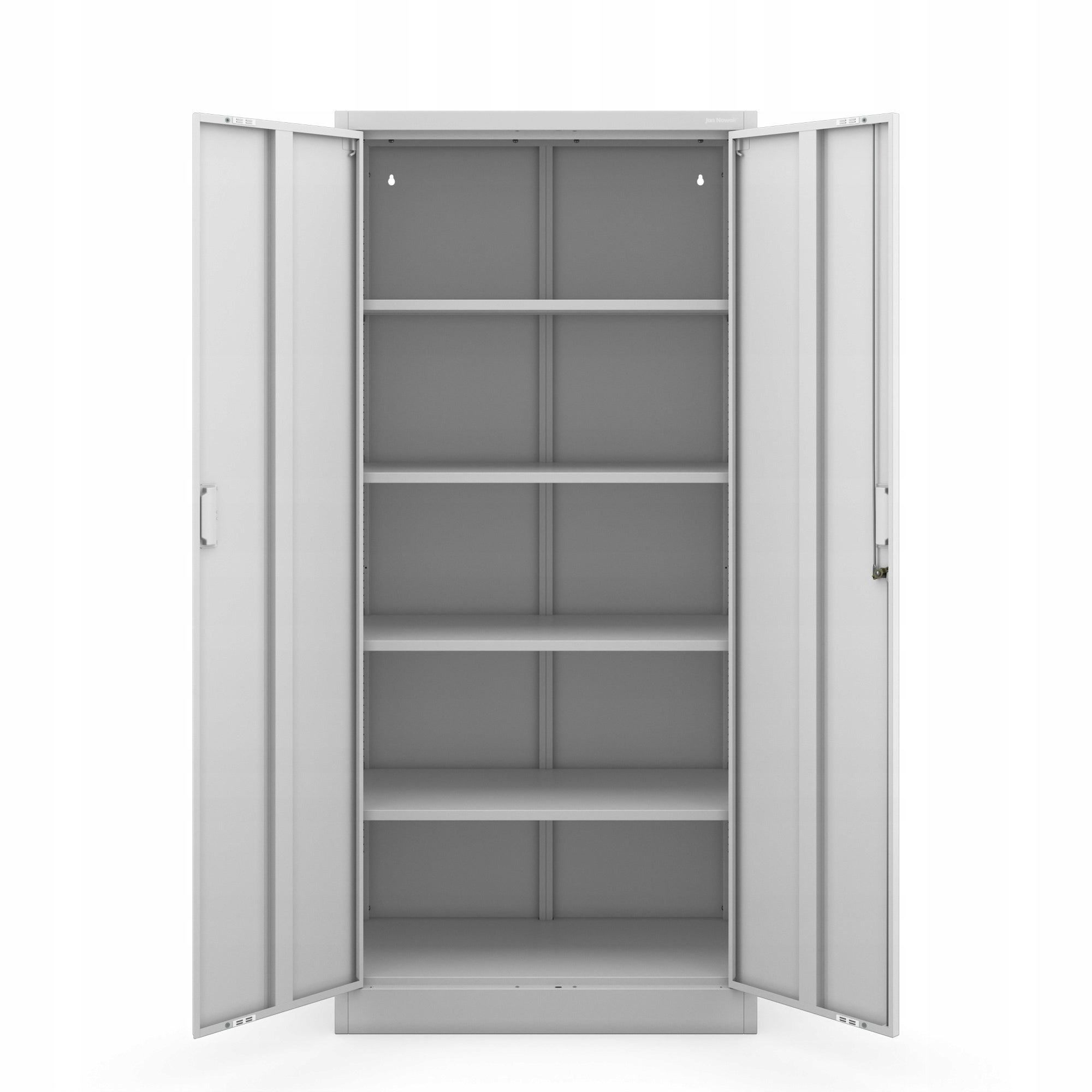 Armoire Métallique Compacte JAN, Grise RAL7035, 175x80x40 cm, Sécurisée - 4