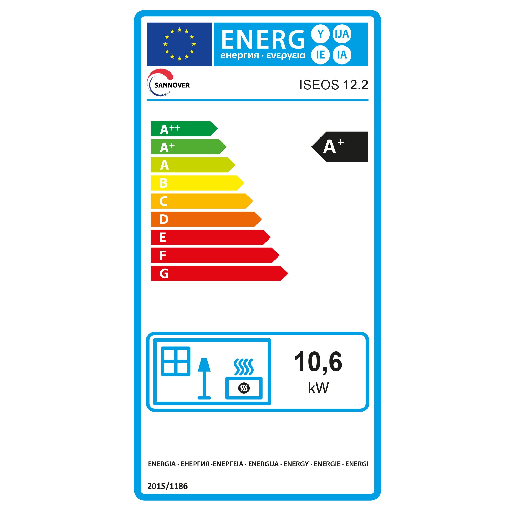 Piec na pelety narożny Iseos 12,2 kW bordowy Sannover - 4