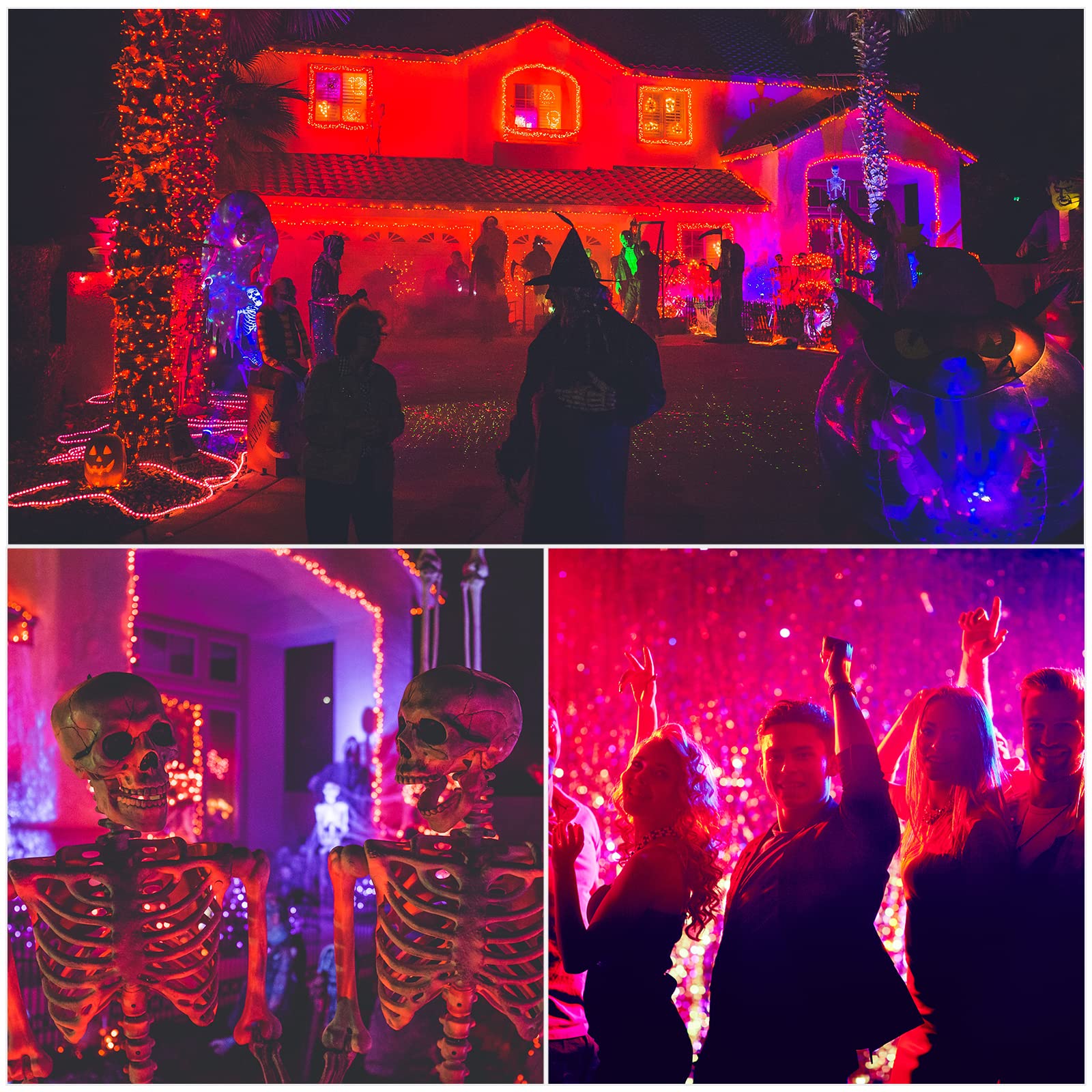 E14 Ampoule LED colorée, 3W Ampoule rouge, verte, bleue, jaune, adaptée à AC220-240v, Halloween/Christmas/Festival, Bar/Party Color Ampoule - 7