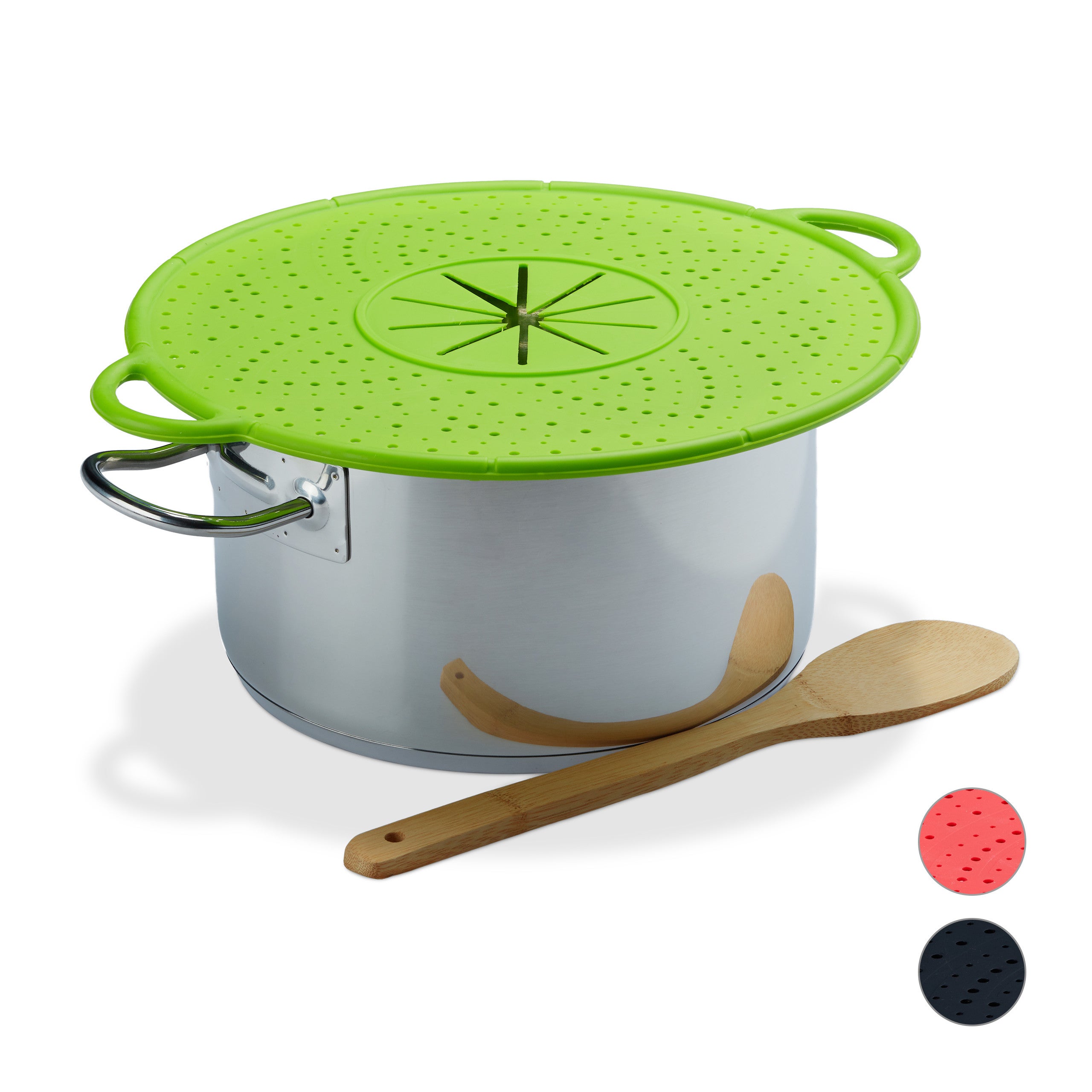 Paraschizzi Per Frullatore In Silicone - Coperchio Anti Schizzi Per Ciotole Da Cucina - Trasparente - Foto 2