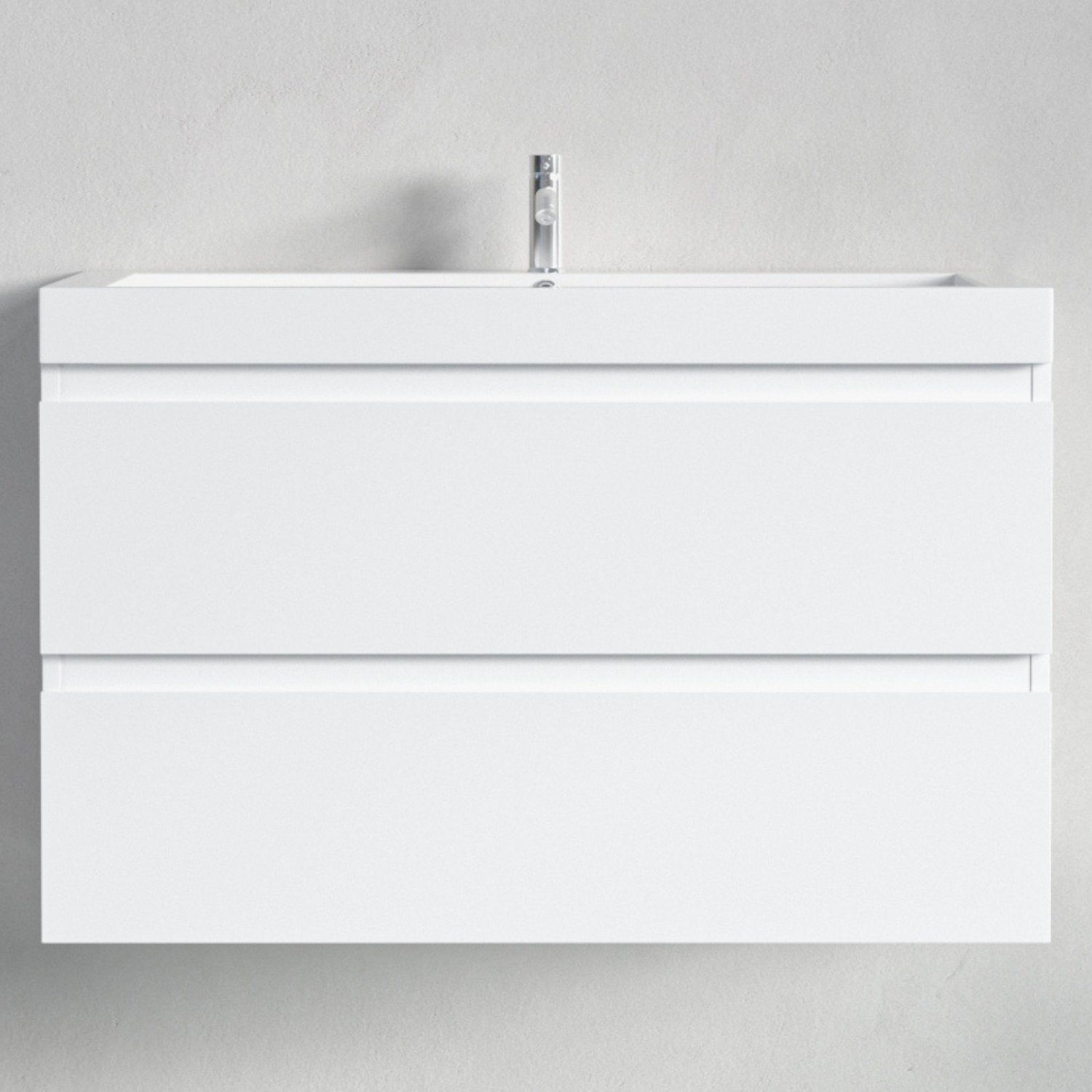 LOMAZOO meuble de salle de bain Monaco blanc brillant - 80cm - 6