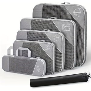 Teskyer Borsa Organizer Cavi, Impermeabile, Borsa Porta Accessori da Viaggio, Borsa Accessori Elettronici, Blu