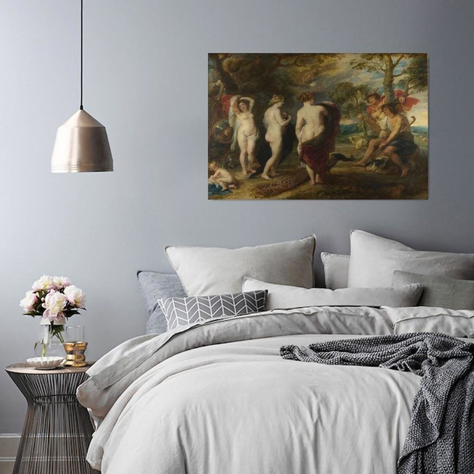 Tableau reproduction photo de pp rubens - jugement de paris - 40 x 60 cm - 2