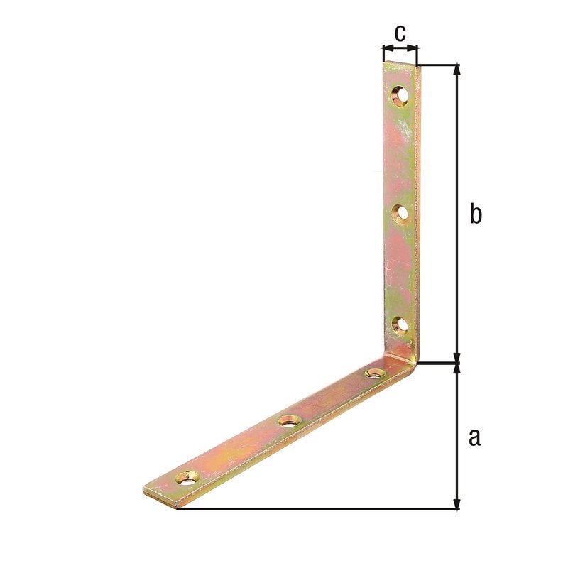 GAH Alberts kątownik belki L160 x 160 mm W.20 mm wąski stal surowa - 333256