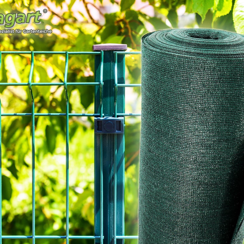 Siatka zacieniająca 100 m, ekran prywatności do ogrodzenia, plandeka tenisowa, siatka przeciwwiatrowa, ogrodzenie prywatności 150 g, 2 m