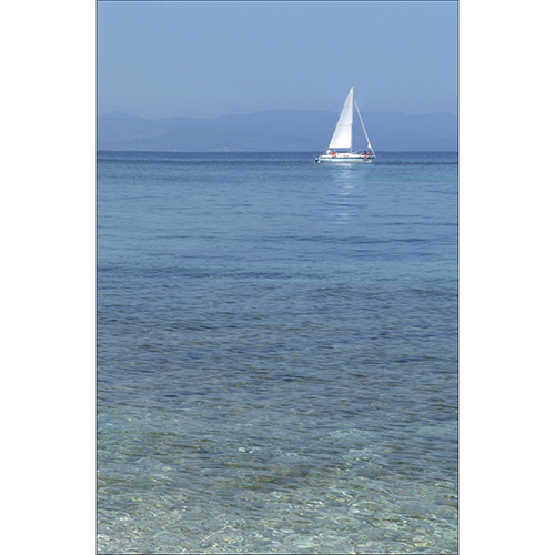 Calcomanía de refrigerador y lavaplatos, decoración de vela de velero, 75 cm x 49 cm