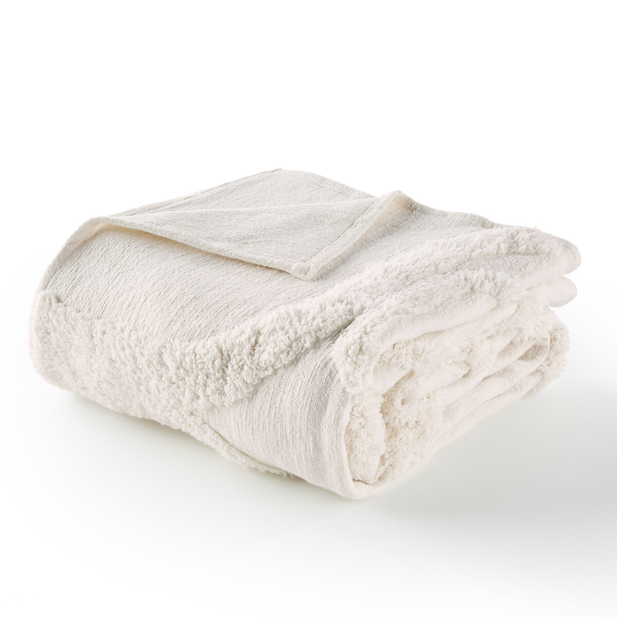 Dessus-de-lit coton tufté, Massimo - Ecru - 230 x 250 cm - 5