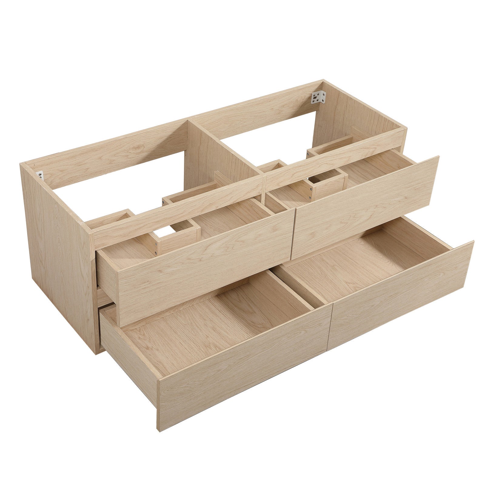 Meuble sous vasque suspendu SORRENTO 4 tiroirs 120cm - 6