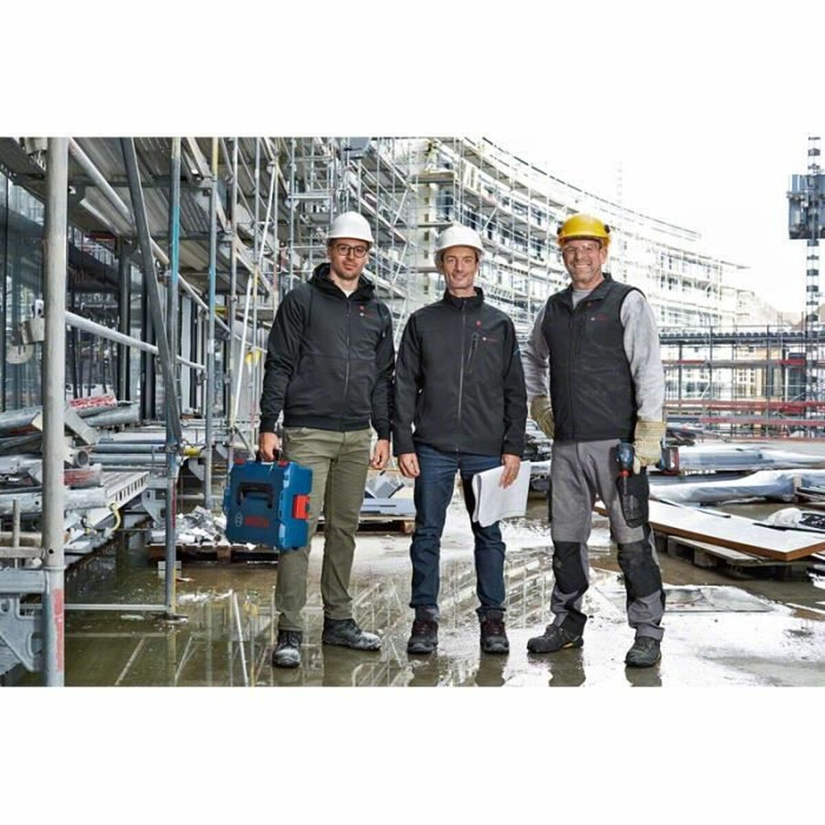 Bosch Professional 06188000GD Sweat à capuche chauffant Taille du vêtement: L noir - 4