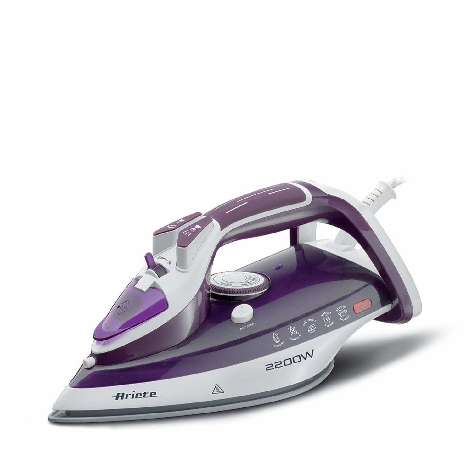 Rotel Ferro Da Stiro A Vapore Professionale Extra - Suola In Acciaio Inox/Ceramica, 5 Bar Di Pressione, 800W, Serbatoio 300ml, Adatto A Tutti I Tessuti, Senza Panno