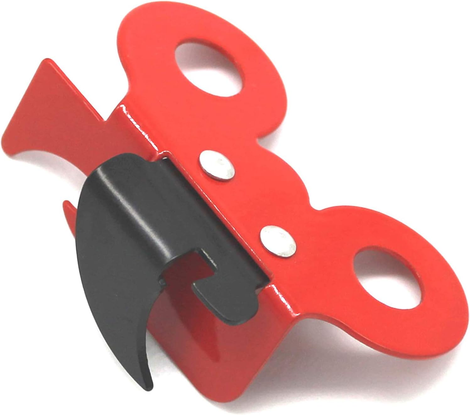 Otwieracz do puszek ręczny, otwieracz do puszek, otwieracz do puszek 2 w 1 Ręczny otwieracz do puszek, otwieracz motylkowy, stal nierdzewna, czerwony,