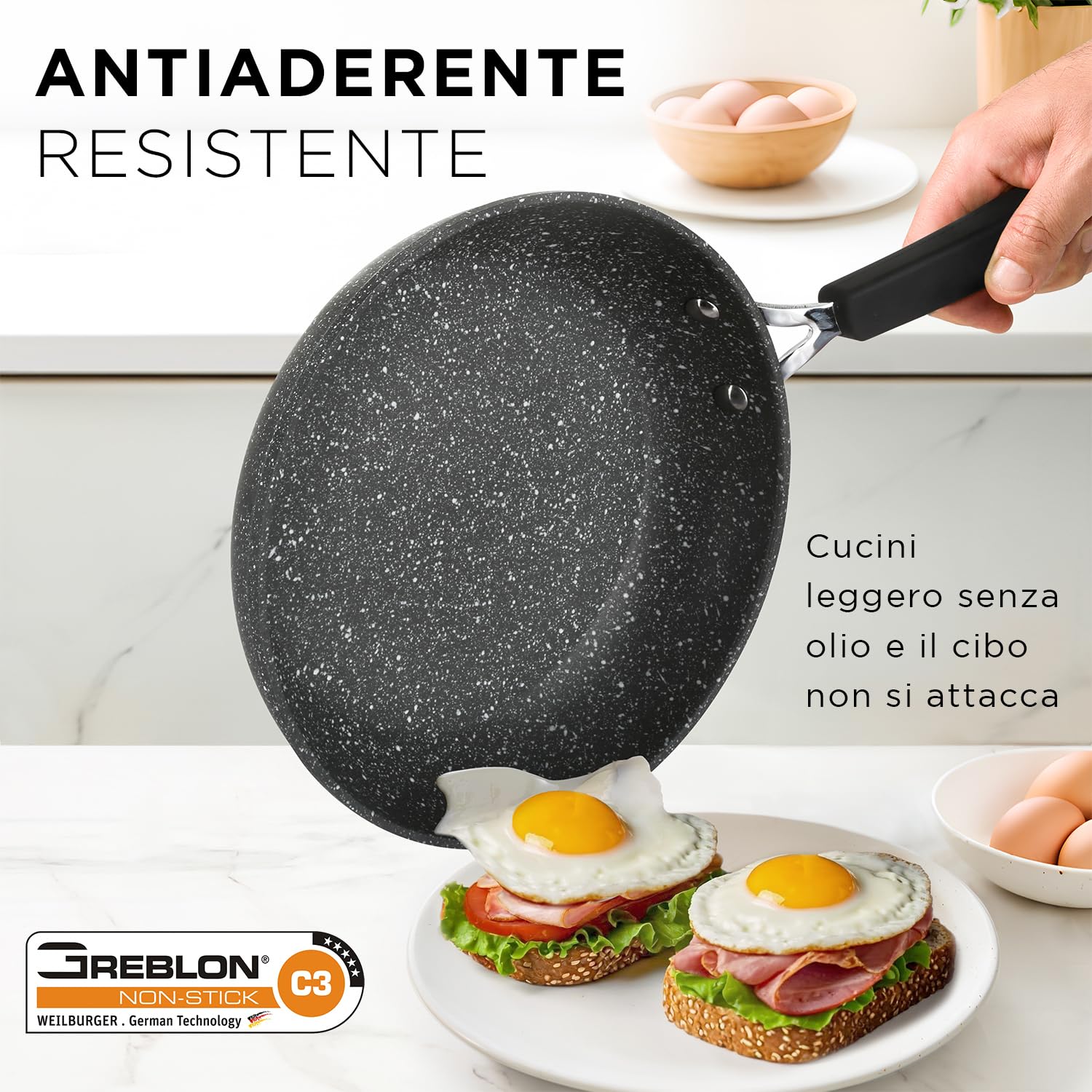 Pentola Per Induzione Kasanova KASANOVA Pentola Antiaderente 28 Cm - 13