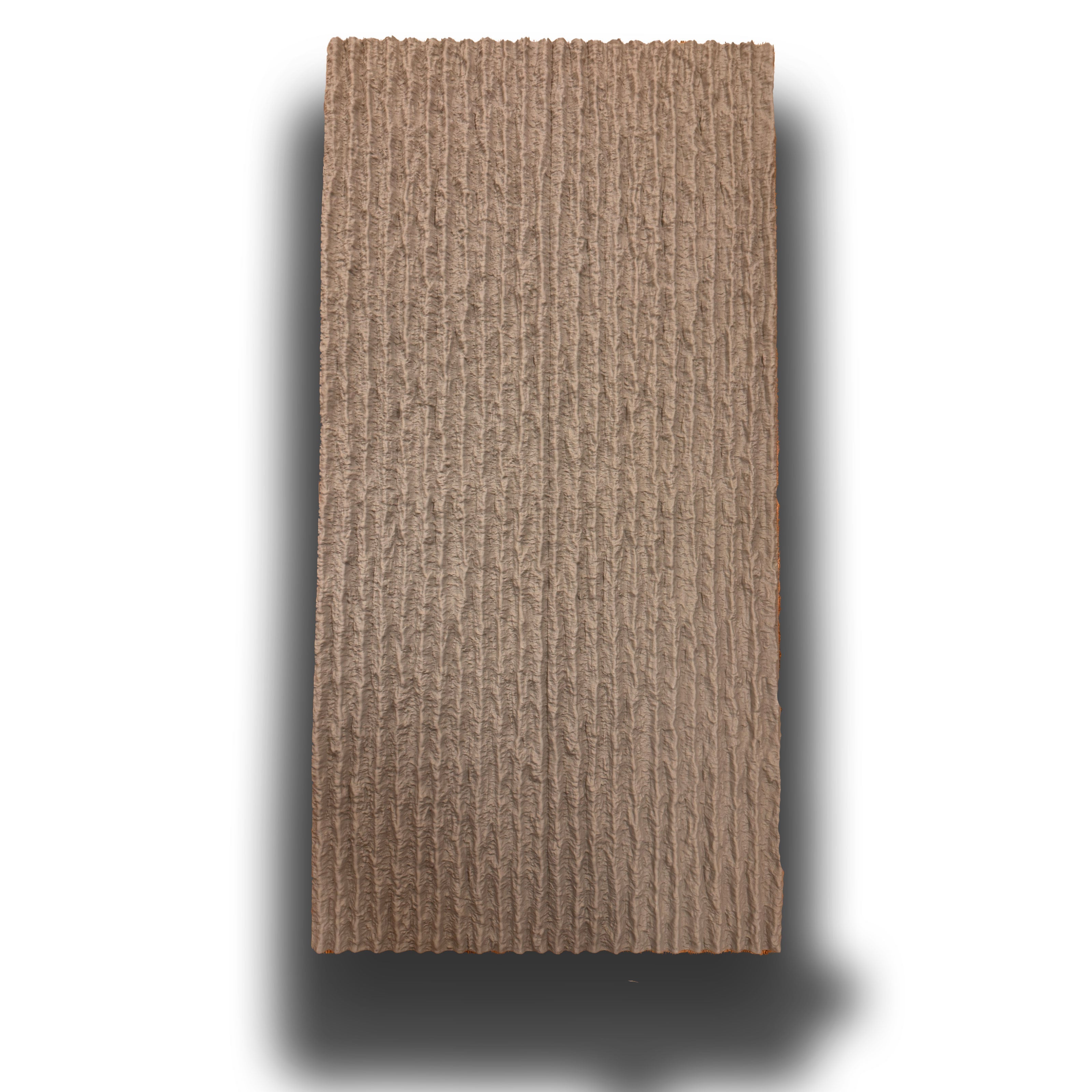 Panneau de bardage intérieur-extérieur PU effet pierre rayé ultra-réaliste et isolant 60x120cm en 4 coloris - Panneau CIMENT 120x60cm - 9