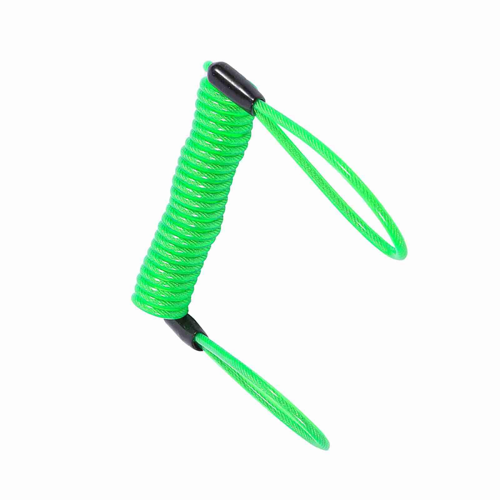 Câble De Rappel Antivol Vélo Moto - Sécurité Frein Disque | Longueur Réglable 1.25m | Double Boucle | Léger Et Portable