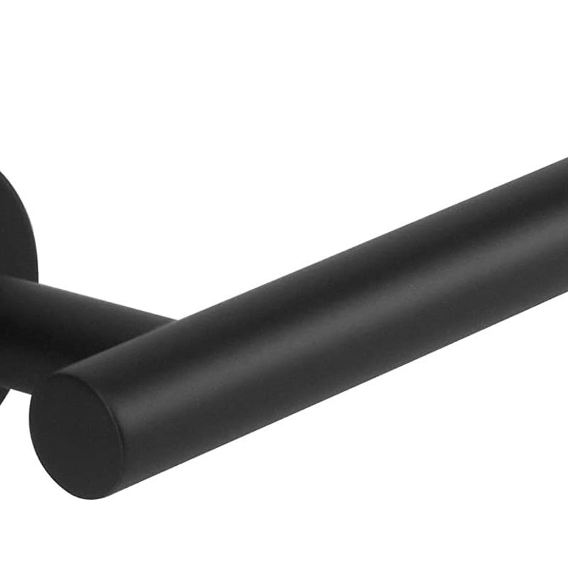 Uchwyt na papier toaletowy do łazienki, stal nierdzewna SUS304, montaż na ścianie (1 opakowanie, czarny)