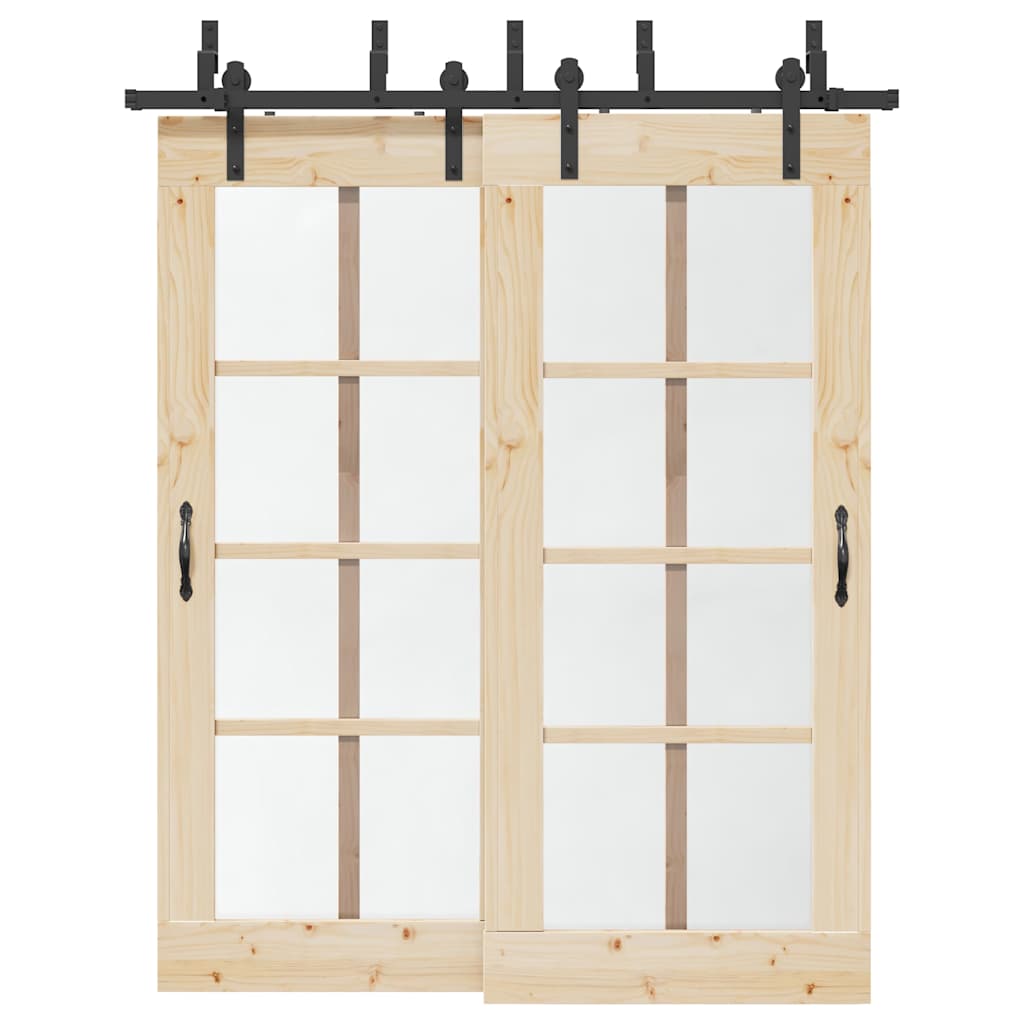 Kit De Quincaillerie Pour Porte Coulissante - Roues Nylon/plastique/fer - Pour Placard, Amélioration Maison