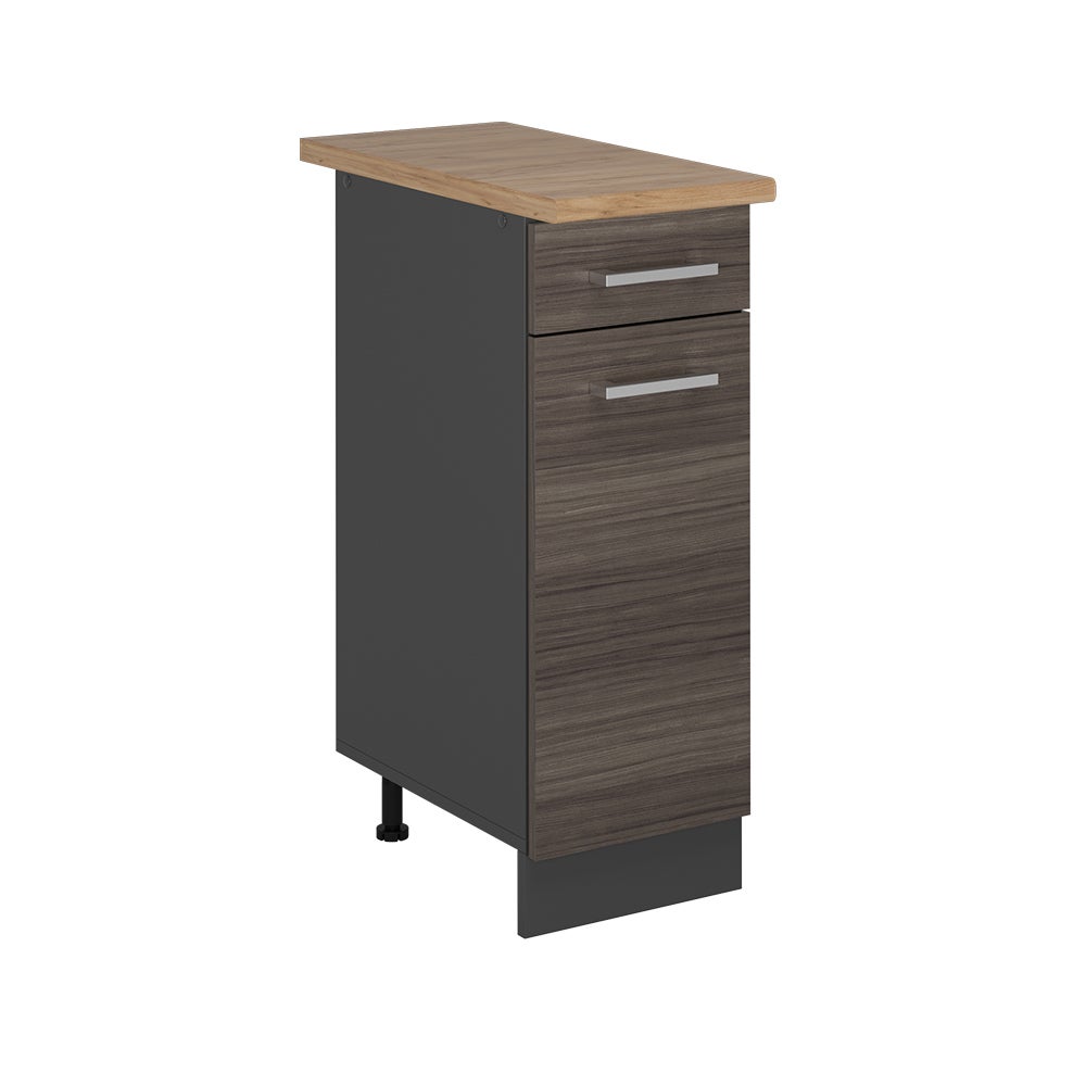 Vicco Szafka dolna do kuchni R-Line, Szlachetna szarość, 30 cm , BP Dąb