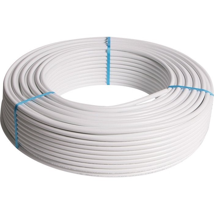 Tube multicouche nu blanc Ø32, en couronne de 50m, HENCO - 3