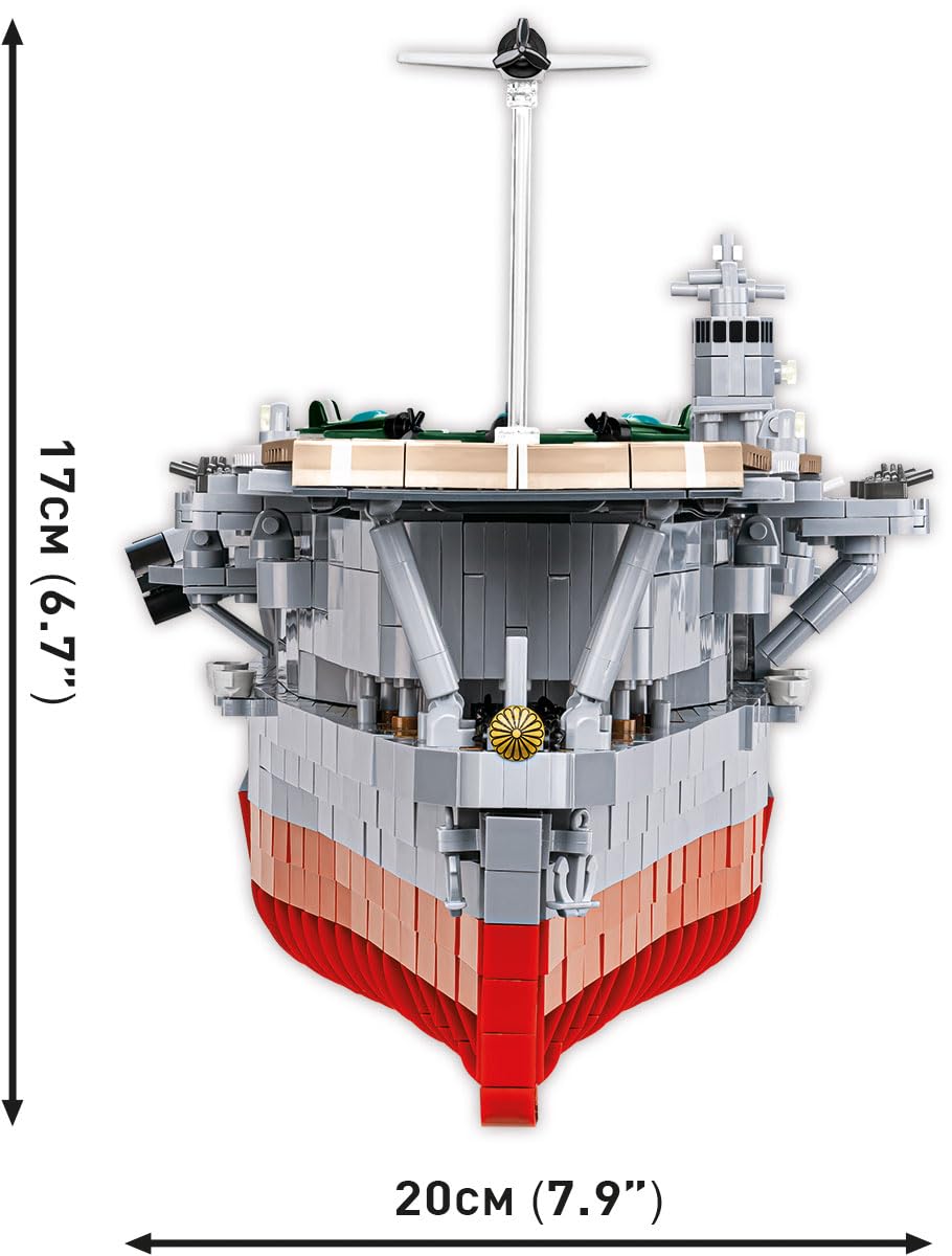 COBI AKAGI Aircraft Carrier, Largo, 34.3 inches x 8 inches x 6.7 inches ...