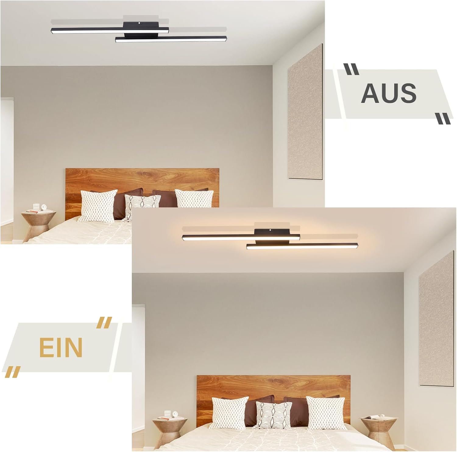 NETTLIFE Nowoczesna biała lampa sufitowa LED 12W 3000K - 5