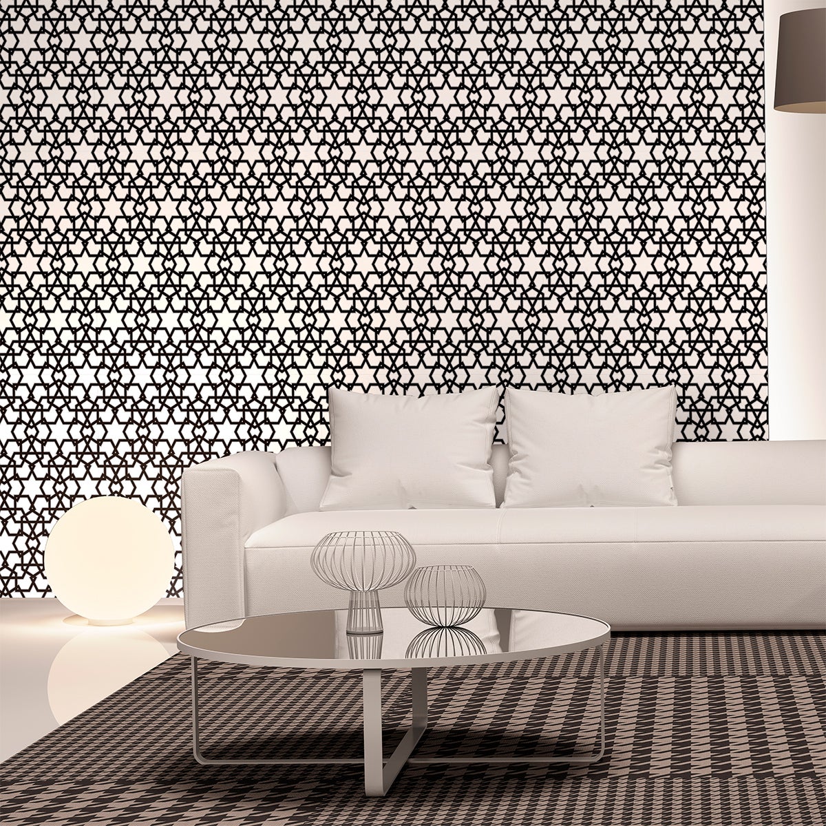 Adesivo arazzo scandinavo oscar - Sticker adesivo - adesivi murali - 60x60cm - 3