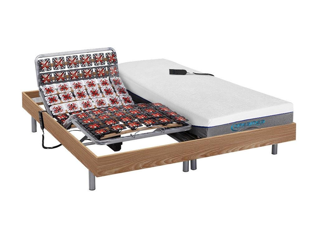 Dossier De Lit électrique Avec Matelas – Réglable, électrique, 190x83 Cm, Capacité 135 Kg