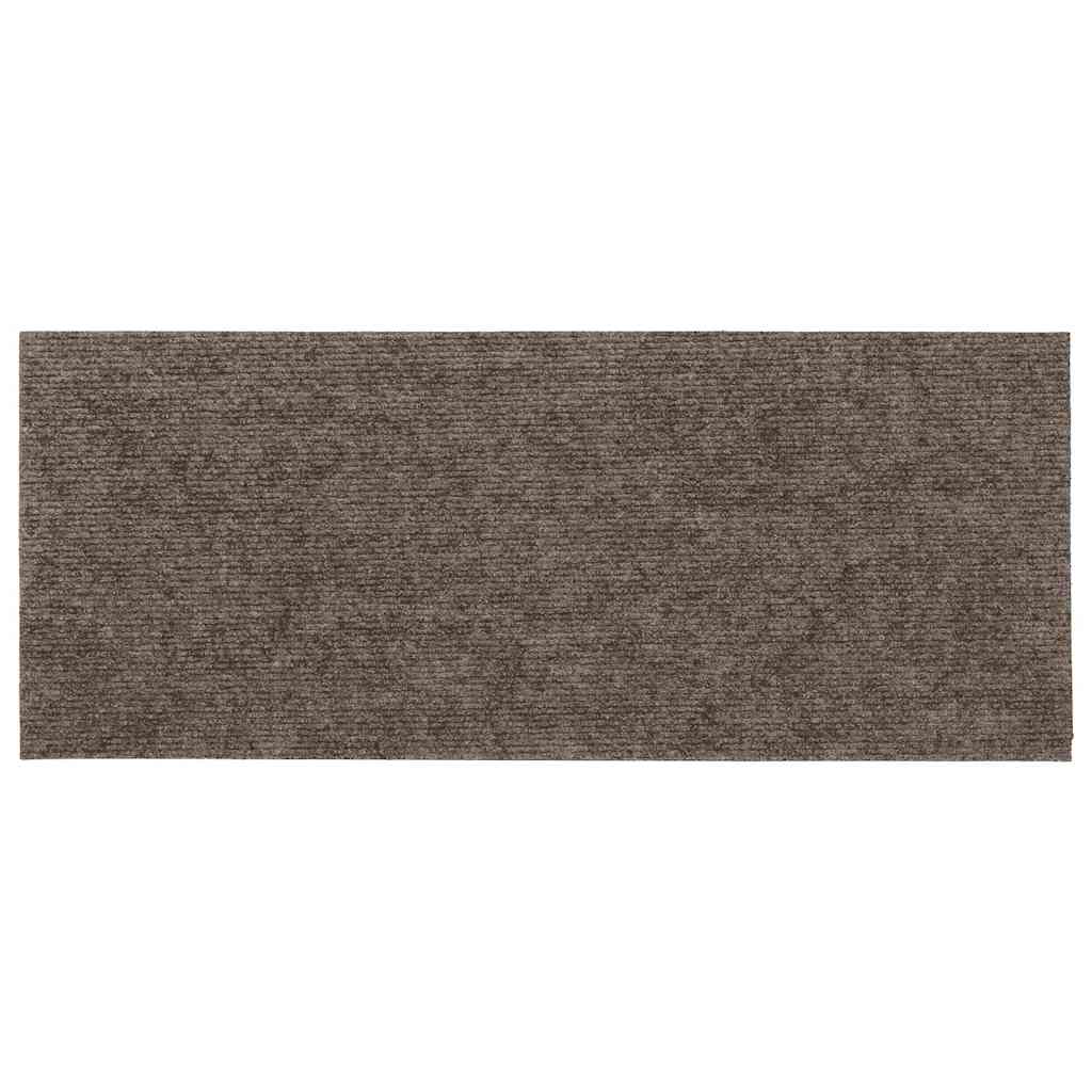 Tapis d'escalier auto-adhésifs 30 pcs | Paillasson d'escalier | Tapis de marche crème 60x25 cm CFW980141 - 5