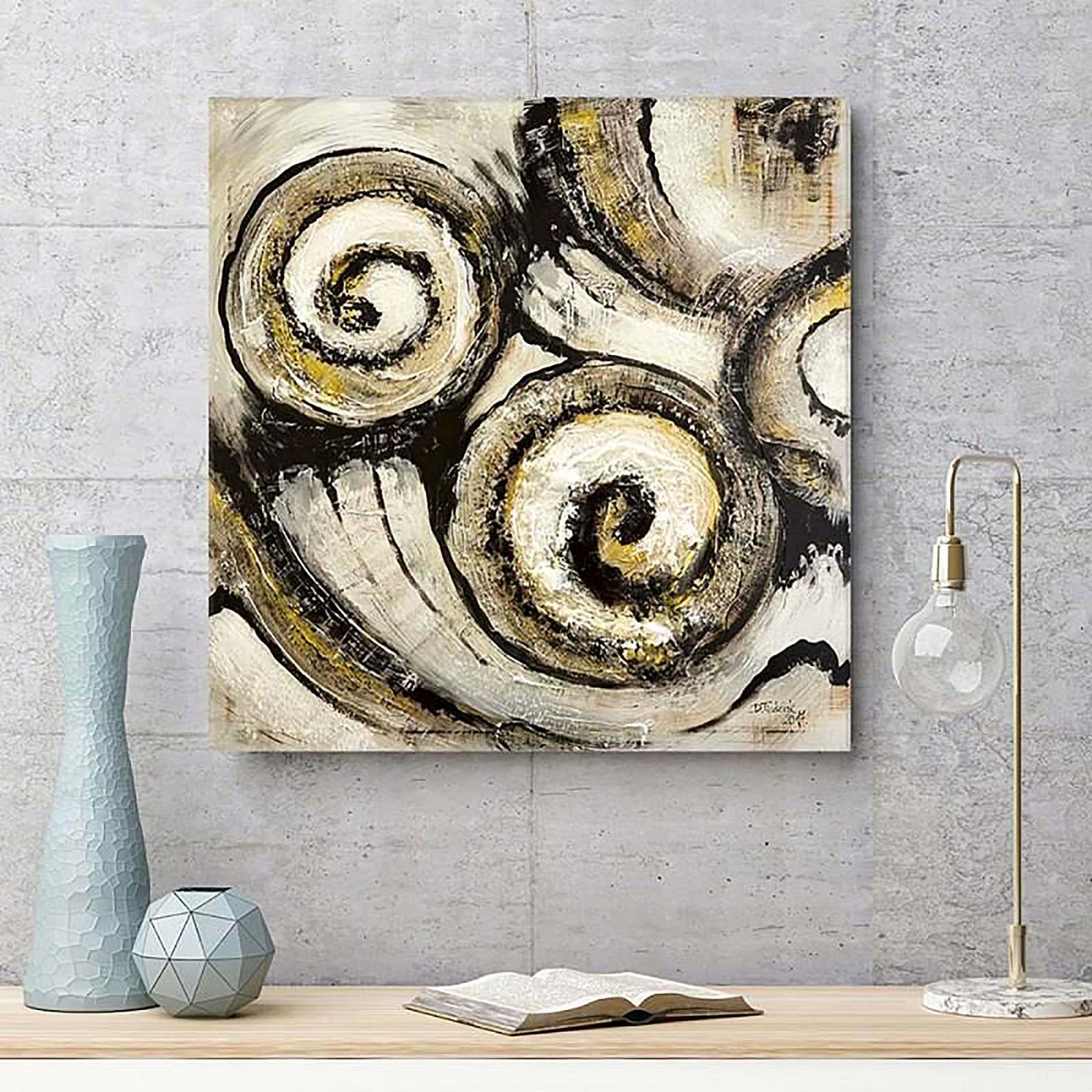 Tableau bois 69 abstraction - 30 x 30 cm - 3