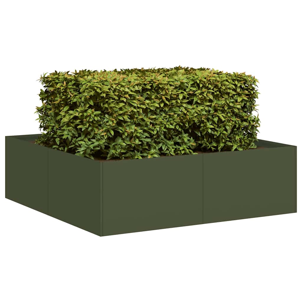 VidaXL Fioriera A Scala 3 Ripiani In Acciaio Verniciato - 56x30x96 Cm - Colore Nero - Per Piante E Decorazioni Da Interno/Esterno - 5