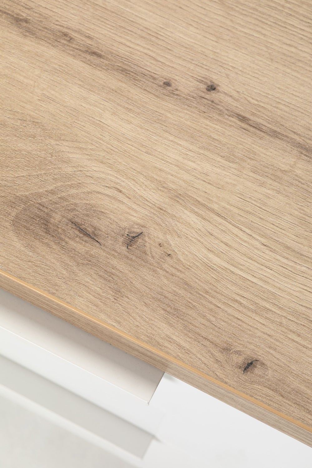 COMPOSAD | Comodino Linea MUNDI BEDROOM, Comodino Bianco, Camera Da Letto, (LxAxP) 49x44,20x39,90 cm, Rovere Oak Miele e Bianco laccato, Made in Italy - 4