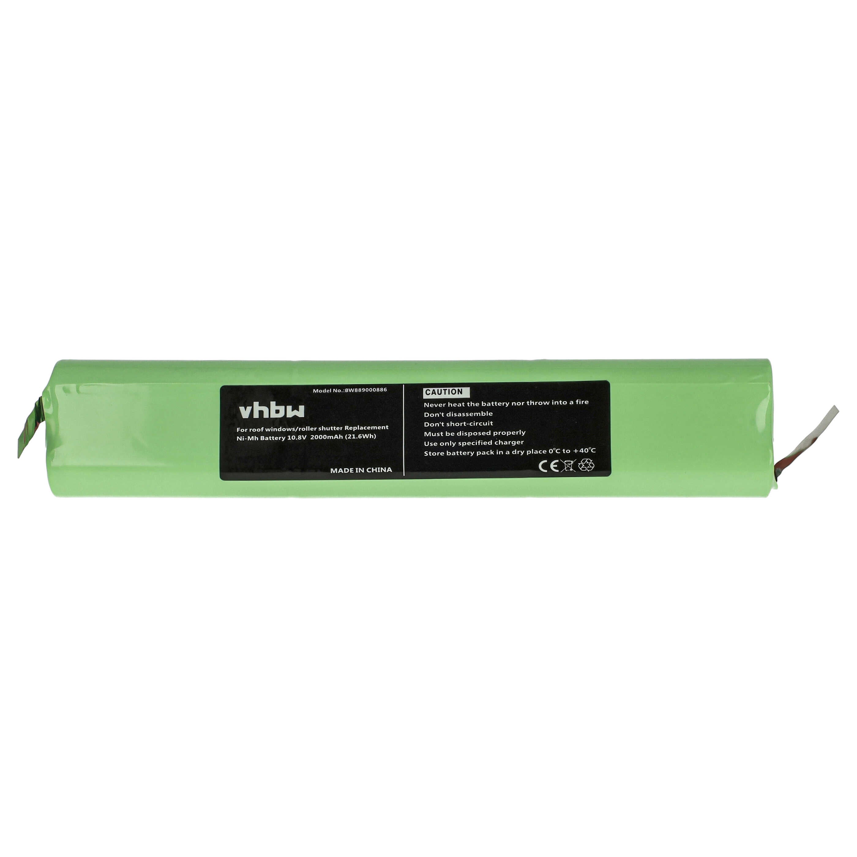 Caricabatterie Vhbw Compatibile Con Velux 846933, 946930, 946933 E GP210AFHT, 27V 1,5A, 40,5W, Con Spina Euro, Per Tapparelle E Finestre Fotovoltaiche