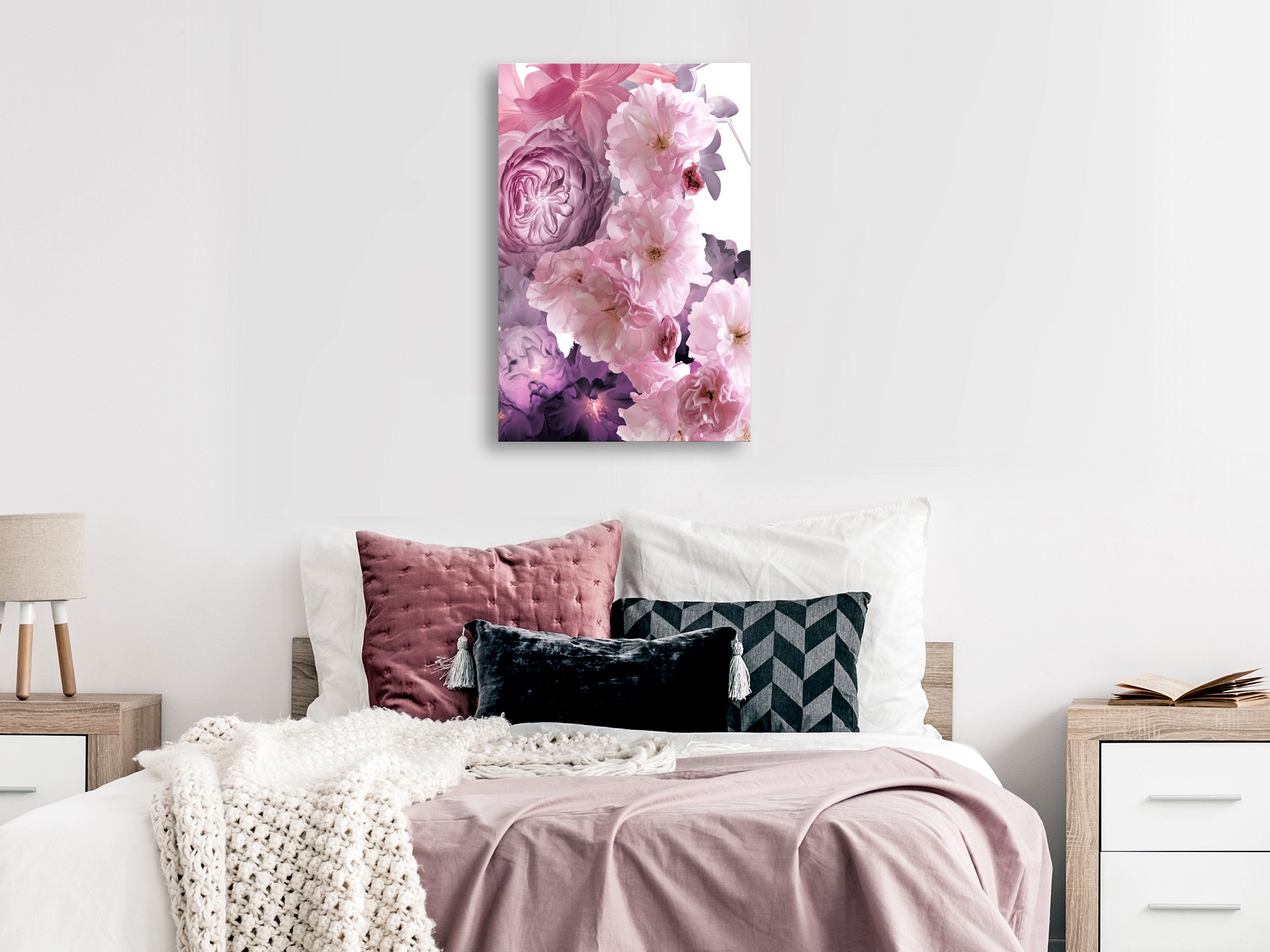 Tableau - Fan of Flowers (1 Part) Vertical [20x30] | Leroy Merlin