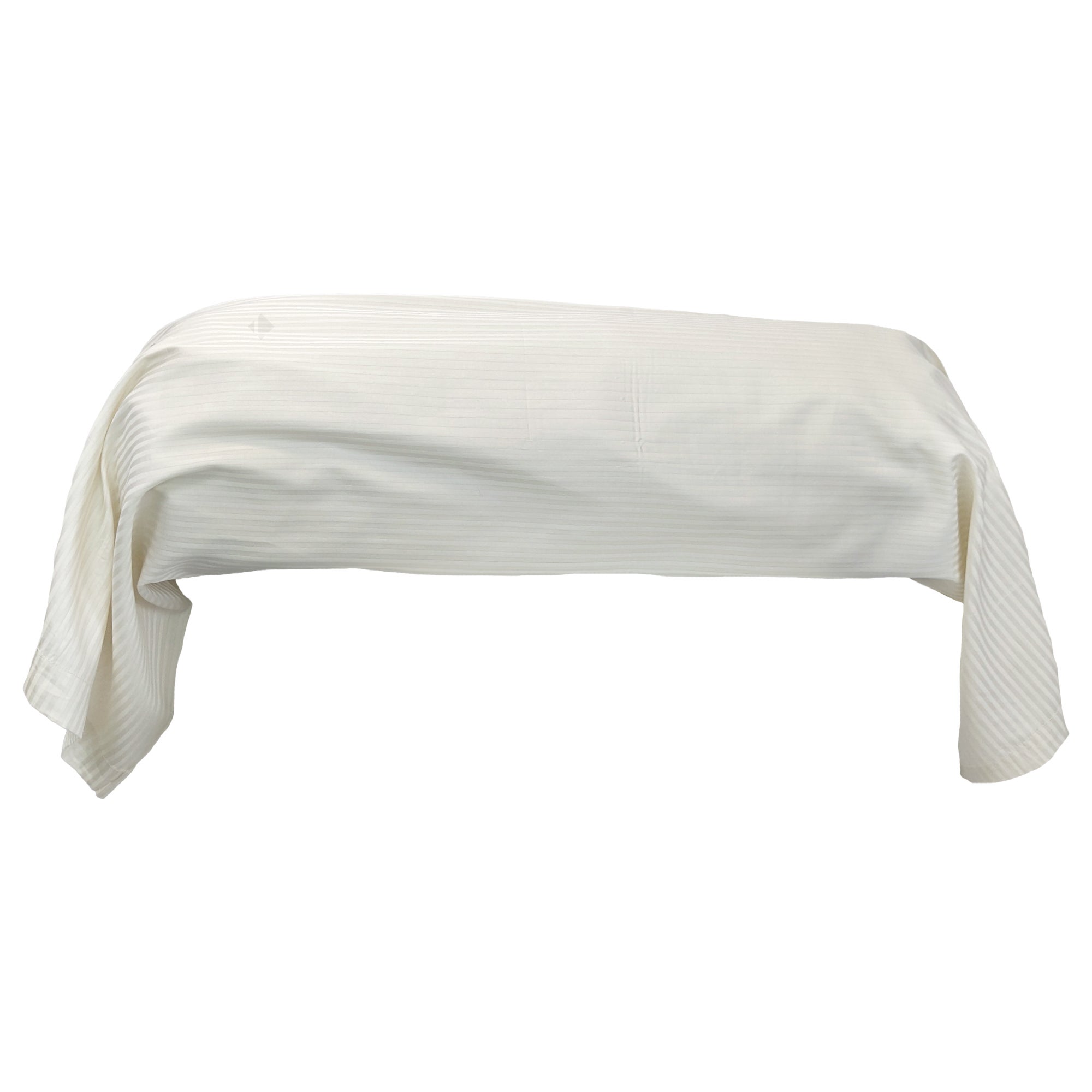 Taie De Traversin 140x43 Cm - 100% Coton Alto Blanc - Easycare - Fabriqué En France
