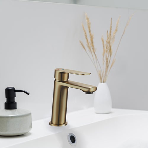 Edouard Rousseau - Grifo de lavabo OPHIR Oro cepillado - 2