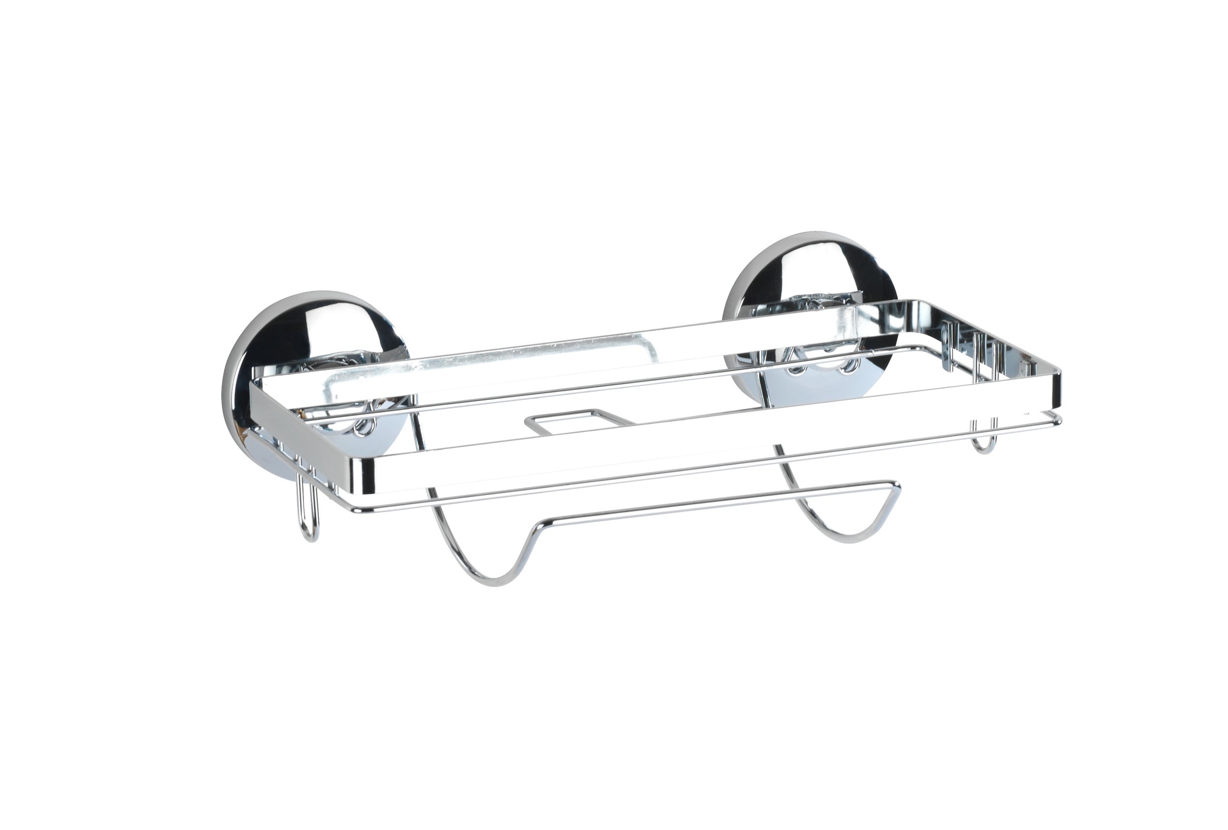 WENKO Static-Loc® Porte Essuie-Tout Chrome – Fixation Sans Percer, Adhérence Statique Puissante
